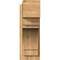 Ekena Millwork Merced Block Rough Sawn Outlooker, Western Red Cedar, 8"W x 22"D x 22"H OUT08X22X22MRC05RWR - alternate 2